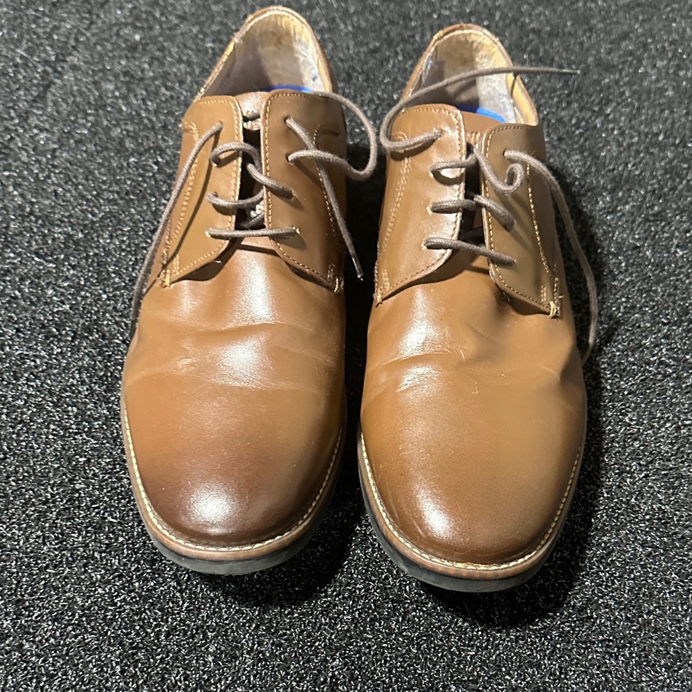 Nunn Bush Men's Brown Leather Dress Shoes